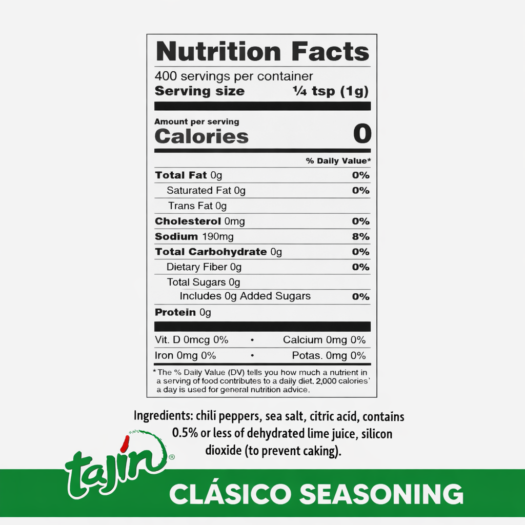 Tajín Clásico Mini Seasoning Bottles – 40 ct Box