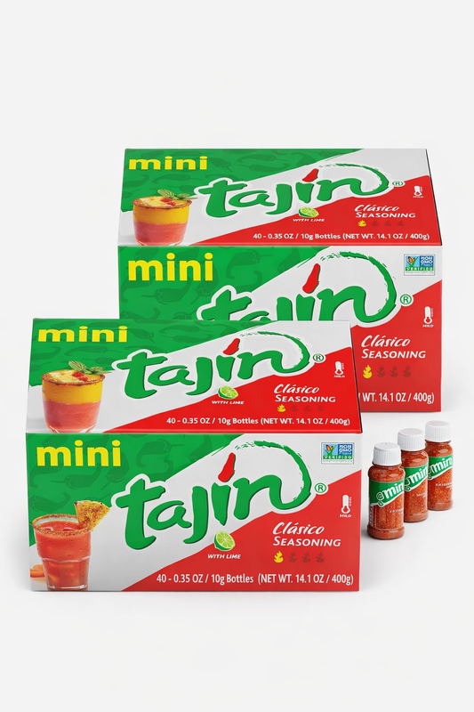 Tajín Clásico Mini Seasoning Bottles – 40 ct Box